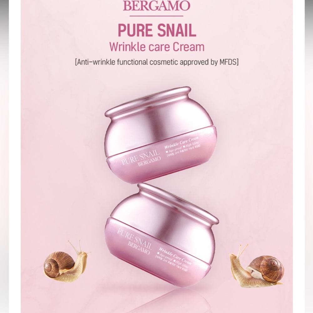 BERGAMO Pure Snail Wrinkle Care Cream 50g